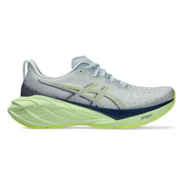 Imagem de Tênis Asics Novablast 4 Masculino - Cinza/verde - 42