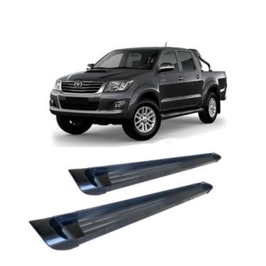 Imagem de Estribo Hilux Cabine Dupla 2005 a 2015 Plataforma de Alumíni - HOZZ