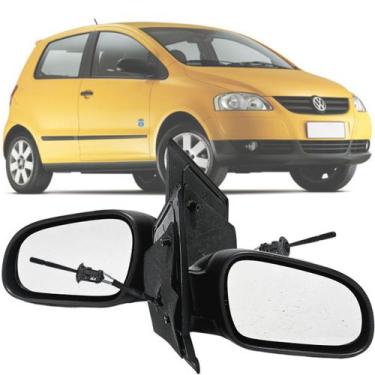 Imagem de Par Retrovisor Volkswagen Fox 2003 2004 2005 2006 2007 2008 2009 2010 