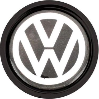 Imagem de Emblema Calota 48mm Vw Bd Pr (4 Un) - Marcon Emblemas