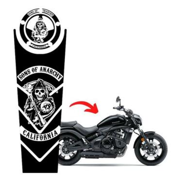 Imagem de Protetor Tanque Kawasaki Vulcan 650 Sons Of Anarchy Resinado - Resitan