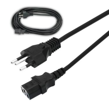 Imagem de Cabo Força Energia Tripolar 10 Amp 3,00 Metros Pc Computador - GREEN, 