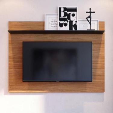 Imagem de Painel para TV Feeney Noce Preto - Mais de Casa