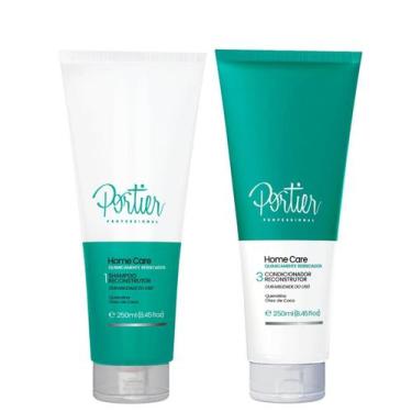 Imagem de Kit Portier Home Care Reconstrutor - Shampoo e Condicionador 250ml