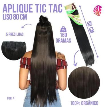 Imagem de Aplique Tic Tac Liso 80 Centímetros Cheio Idêntico Ao Humano - Removív