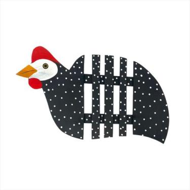 Imagem de Descanso De Panela De Galinha Aparador Artesanal Cozinha Suporte Prote