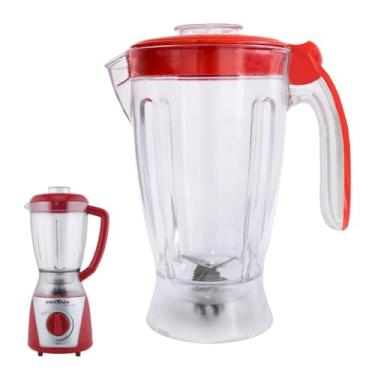 Imagem de Copo Serve P/Liquidificador Para Britânia Eletronic/Eletronic Pro 2 em 1 Cristal (VERMELHO)
