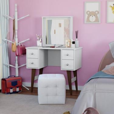 Imagem de Penteadeira Retrô 4 Gavetas - Movelbento