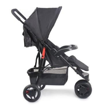 Imagem de Carrinho de Bebê 3 Rodas Passeio Delta Preto Voyage