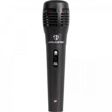 Imagem de Microfone Hayonik MDH-102 Dinâmico Supercardióide Cabo 3M Preto