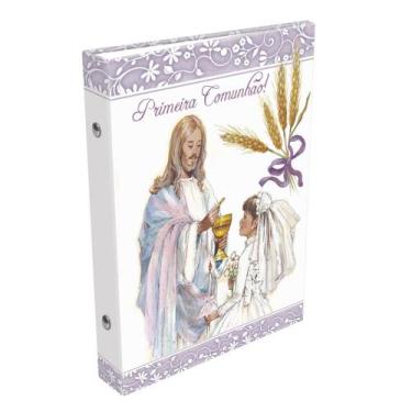 Imagem de Álbum Fotográfico 15X21/40 Foto Primeira Comunhão Menina 24H - Clip