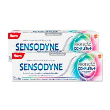 Imagem de Kit 2 Creme Dental Sensodyne Proteção Completa 90g