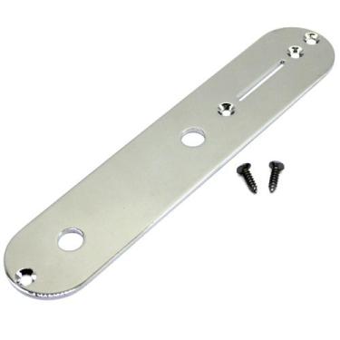 Imagem de Control Plate guitarra telecaster placa cromada DOLPHIN