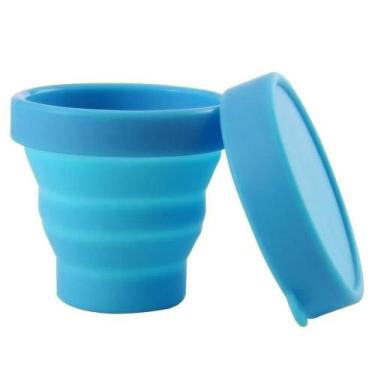 Imagem de 30x Copos Retrátil De Silicone Dobrável 150ml Ecológico - PL