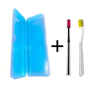 Imagem de Escova de dente 5700 cerdas ultrafinas mais Porta Escova de Dente Esto
