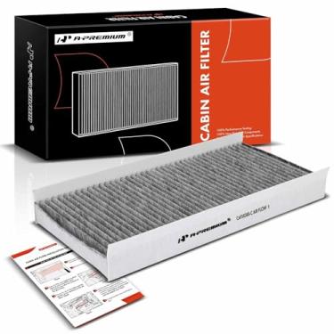 Imagem de A-Premium Filtro de ar de cabine com carvão ativado compatível com Chevrolet Chevy 1996-2012, Corsa 2002-2008, Meriva 2005-2008, Tornado 2004-2005, Vectra 2006-2008 e Saab 9-3 2004-2011, 9-2008 3X
