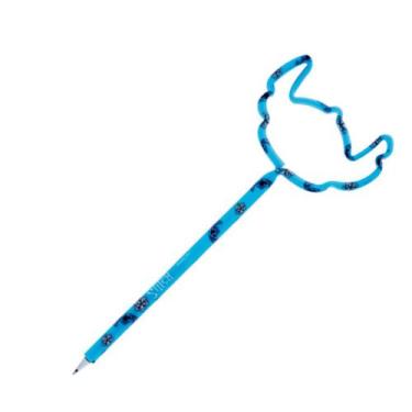 Imagem de Caneta Stitch com Silhueta da Face Tinta Azul - Molin - Molin do Brasi