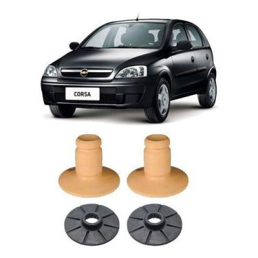 Imagem de Kit Calço Batente Mola Traseiro Corsa 2008 2009 2010 2011 12 - QualyKi