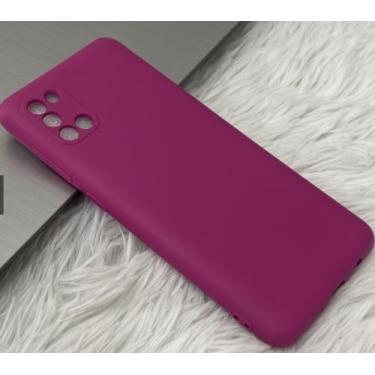 Imagem de Case Capa Capinha A31 Samsung Galaxy Silicone Aveludado Proteção de Câ