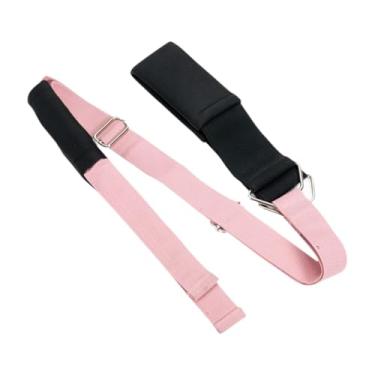 Imagem de Deevoka Yoga Stretch Strap Fitness Exercício Pull Strap Faixa de alongamento de dança leve para melhorar a flexibilidade do corpo Academia em casa Esporte, Rosa