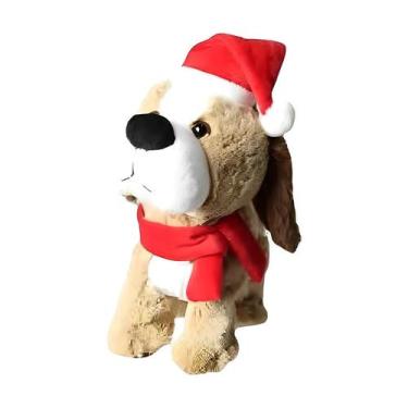 Imagem de Cachorrinho Decorativo de Natal - Com Movimento - 30 Centímetros - 1 u