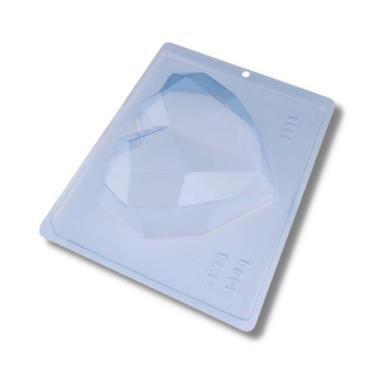 Imagem de Formas Acetato BWB Silicone Trufa Coração Lapidado 500g C/ 20 Un - TAM