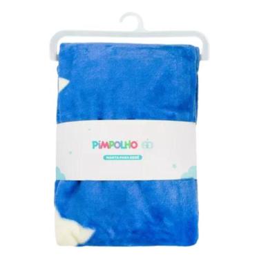 Imagem de Manta Cobertor Estampada Para Bebê Infantil Pimpolho, un, AZUL