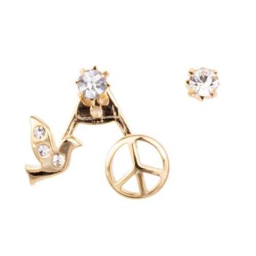 Imagem de Brinco Strass Ear Jacket Paz BC2882 - Akasaki