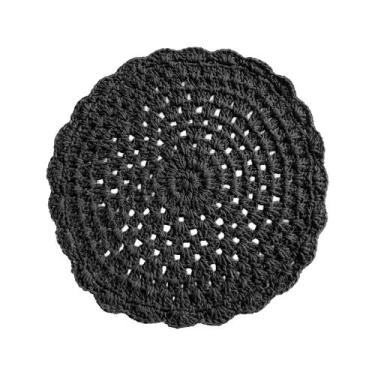 Imagem de Kit 6 Sousplat Crochê Redondo Barbante Para Mesa De Jantar - Romacris 