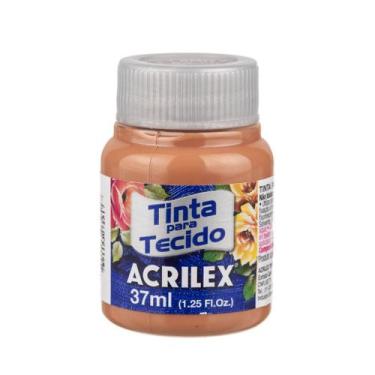 Imagem de Tinta Para Tecido 37 ML Acrilex Fosca Pintura Artesanato - Metallica A