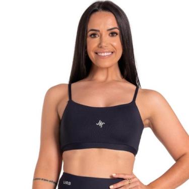 Imagem de Top fitness de academia sutia desportivo tecido poliamida - urbativa f