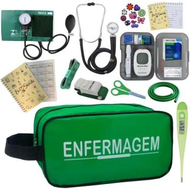 Imagem de Kit Enfermagem Completo Top + Medidor Glicose  - PREMIUM, P.A. MED, IN