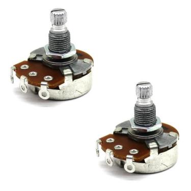 Imagem de 2 Potenciômetro A500K Logaritimo VL2418H eixo longo guitarra - SPIRIT