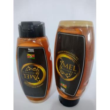 Imagem de Mel. Deguste 02 sabores neste kit, 02 Bisnagas Invertidas 500 g. - Api