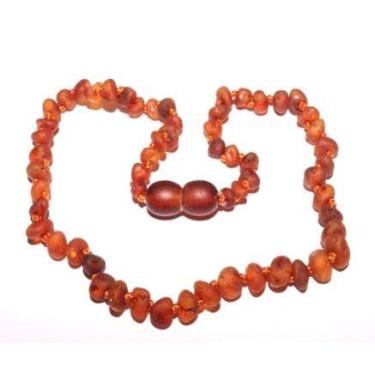 Imagem de Colar de âmbar bebê Importado da Lituânia - Deborah Slings, Cognac bru