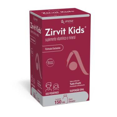 Imagem de Suplemento Alimentar Líquido Arese Zirvit Kids Sabor Tutti-Frutti 150m