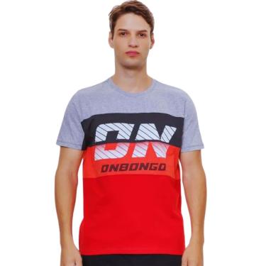 Imagem de Camiseta Masculina Onbongo Napoli Especial Vermelha ON259