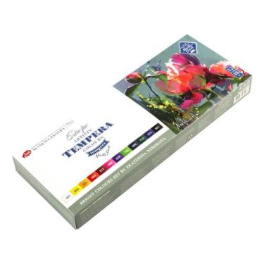 Imagem de Kit Tempera Nevskaya Master Class com 12 Tubos de 18ml - NEVSKAYA PALI