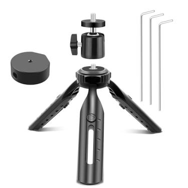 Imagem de Starlink Mini Mount, tripé ajustável para Starlink Mini liga de alumínio adaptador de montagem de tripé 1/10.2 cm 20 rosqueado com parafuso giratório de 1/10.2 cm mini cabeça esférica suporte de tripé