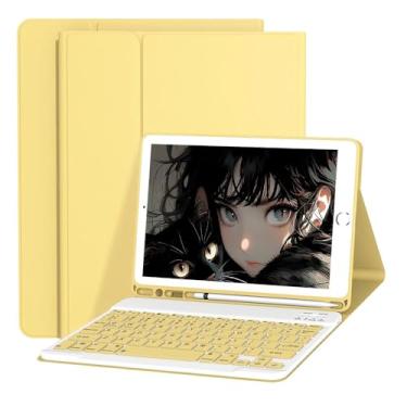 Imagem de Capa Para Tablet Com Teclado Bluetooth Para Samsung Tab S8 Ultra 14, 6 Polegadas (Tartrazine, Teclado comum)