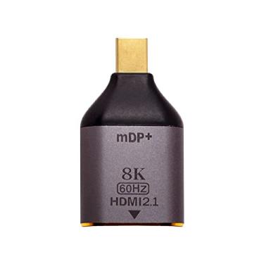 Imagem de xiwai Mini DisplayPort 1.4 Fonte para HDMI 2.0 Display 8K 60hz UHD 4K Mini-DP para HDMI conector adaptador de monitor macho