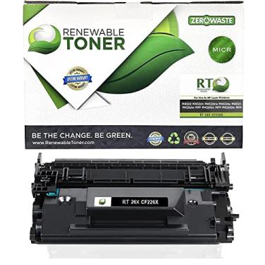 Imagem de Cartucho de toner MICR de alto rendimento compatível com toner de reposição para HP 26X CF226X Laserjet Pro M426fdw M426fdn M402dw M402n M402fdn