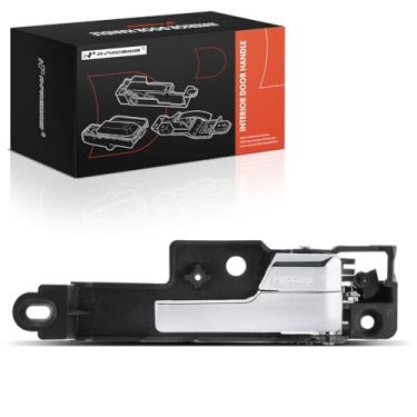 Imagem de A-Premium Maçaneta interna da porta dianteira direita do lado do passageiro - Compatível com Ford Fusion e Lincoln MKZ, Zephyr e Mercury Milan 2006 2007 2009 2010 2011 2012 - Caixa preta com alavanca