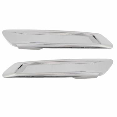 Imagem de 1 par de Acabamento de Acabamento de Guarda-lamas Lateral 51137336645 Finalizador de Marcador de Painel de Guarda-lamas Dianteiro Esquerdo Direito Cromado Finalizador de