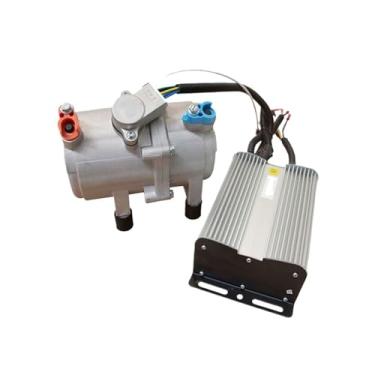 Imagem de Compressor de ar condicionado elétrico 12v, compressor de ar condicionado para automóvel, equipamento elétrico para carro, caminhão, rv