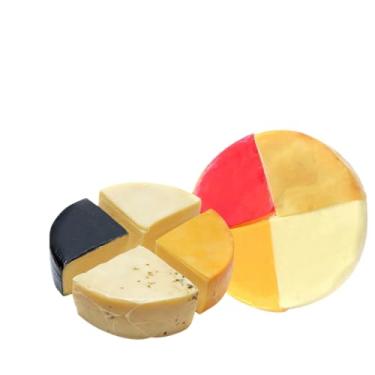 Imagem de Kit 8 Queijos da Serra da Canastra 1kg - Kit 4 Queijos - Parmesão, Prato, Reino e Provolone Fresco Defumado Condimentado + Kit 4 Queijos Parmesão - Tradicional, Temperado, Defumado e Capa Preta.