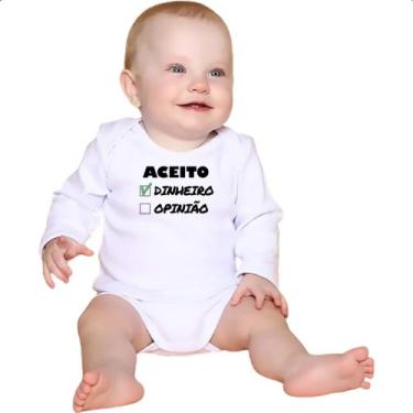 Imagem de Body intantil Aceito dinheiro - Alearts, M