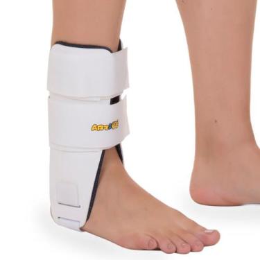 Imagem de Tornozeleira Estabilizador De Tornozelo Tipo Cast Branco Artipé - Arti