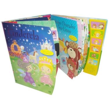 Imagem de Livro Sonoro Cinderela Cachinhos Dourados Historinha Narrada - Ciranda