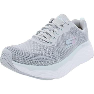Imagem de Skechers Tênis feminino Max Cushioning Elite, Cinza/menta, 7.5 Wide
